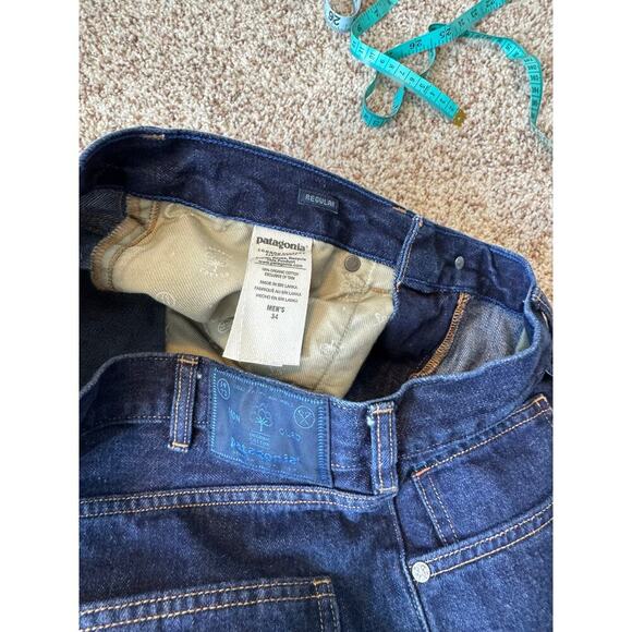 Patagonia Iron Clad men’s Blue Denim jean size 34x32 - Picture 9 of 9